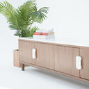 Emin Afyon Sugar Marble & Walnut TV Unit