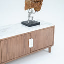 Emin Afyon Sugar Marble & Walnut TV Unit