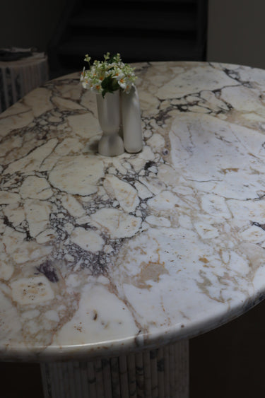 Euphemia Calacatta Viola Dining Table