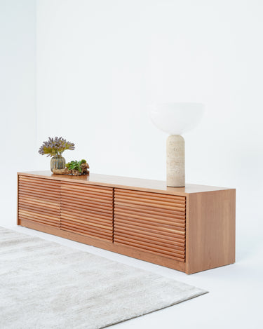 Faro Cherry Wood TV Unit