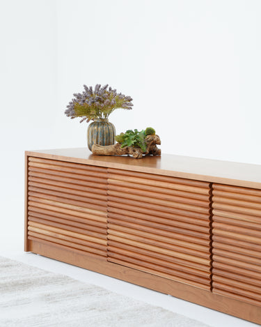 Faro Cherry Wood TV Unit