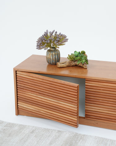 Faro Cherry Wood TV Unit