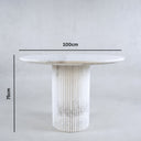 Fiora Volakas Marble Dining Table