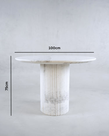 Fiora Volakas Marble Dining Table