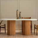 Forta Cementitious Top Dining Table