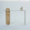 Kero Travertine & Calacatta Viola Marble Console