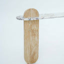 Kero Travertine & Calacatta Viola Marble Console