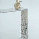 Kero Travertine & Calacatta Viola Marble Console