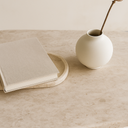 Lovia Beige Marble Coffee Table