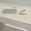 Lumora Italy Travertine Marble Desk