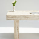 Lumora Italy Travertine Marble Desk
