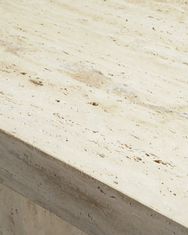 Lumora Italy Travertine Marble Desk