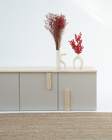 Luna Travertine TV Unit