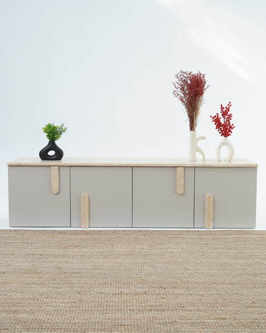 Luna Travertine TV Unit