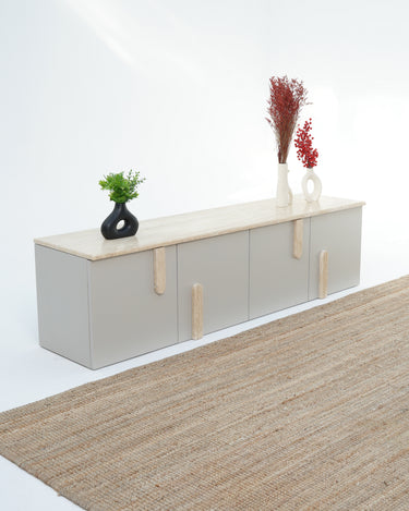 Luna Travertine TV Unit
