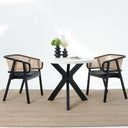 Lunera Outdoor Dining Table - White Micro Cement Top