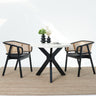 Lunera Outdoor Dining Table - White Micro Cement Top