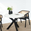 Lunera Outdoor Dining Table - White Micro Cement Top