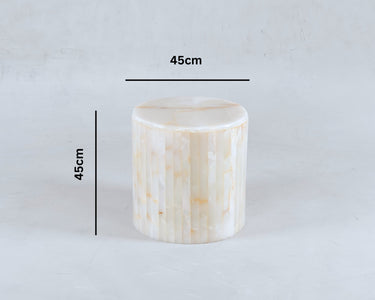 Nira Onyx Marble Side Table