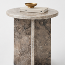 Orsen Amazon Grey Marble Side Table