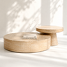 Ottoline Travertine Coffee Table Set