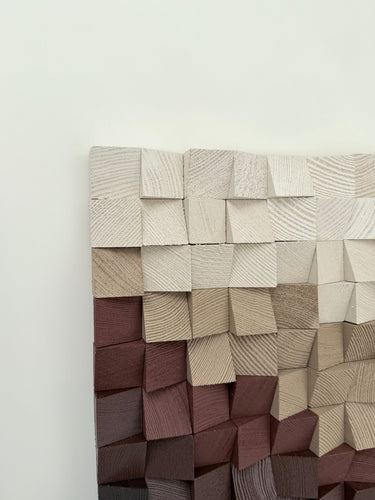 Premium Handmade Wooden Wall Sculpture XL | 110 cm x 55 cm