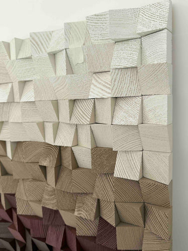 Premium Handmade Wooden Wall Sculpture XL | 110 cm x 55 cm