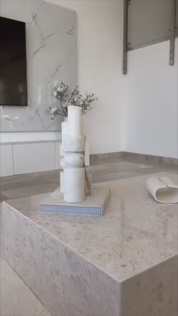 Doro Beige Marble Coffee Table