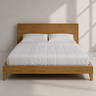 Safat White Oak Solid Wood King Size Bed by Art Dei Marmi