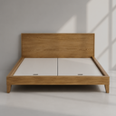 Safat White Oak Solid Wood King Size Bed by Art Dei Marmi