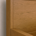 Safat White Oak Solid Wood King Size Bed by Art Dei Marmi