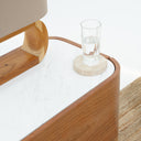 Selin Wooden Side Table