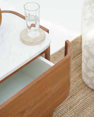 Selin Wooden Side Table