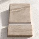 Serpeggiante Marble phone holder viewed from above