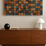 Smoked Color Premium Handmade Wooden Wall Sculpture | XL  114 cm x 57 cm