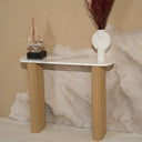 Sora Volakas Marble Wooden Base Console