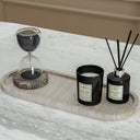 Vena White Wood Marble Platter