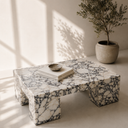 Viora Calacatta Viola Marble Coffee Table for refined lounge and living room spaces