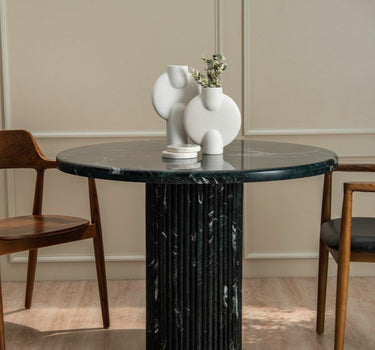 Vira Green Marble Dining Table