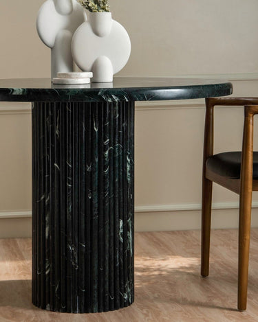 Vira Green Marble Dining Table