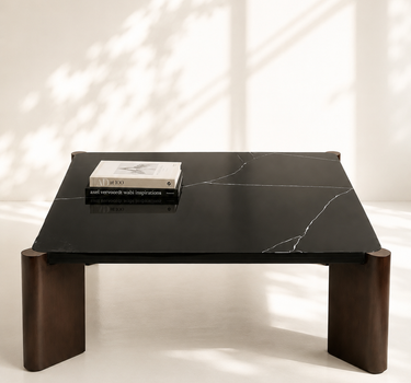 Winifred Black Marble Coffee Table