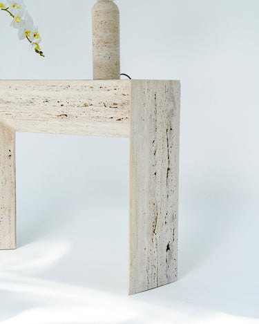 Yano Roman Travertine Console