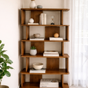Zoryana Bookshelf - Solid Wood Sculptural Storage